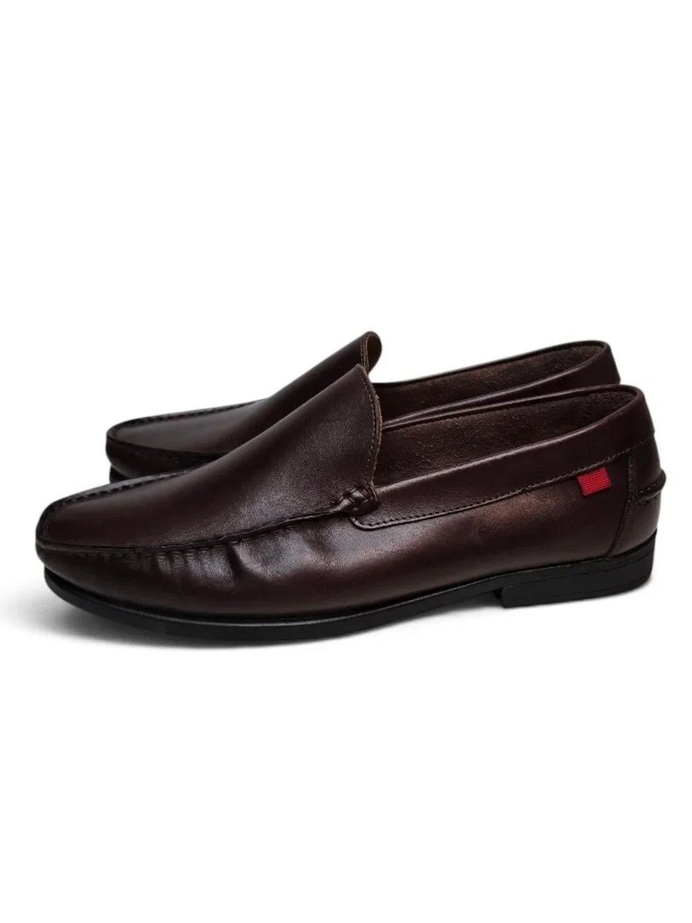 Marc Joseph Brown Leather Driving Loafers Mens Hand Crafted Office Preppy 8